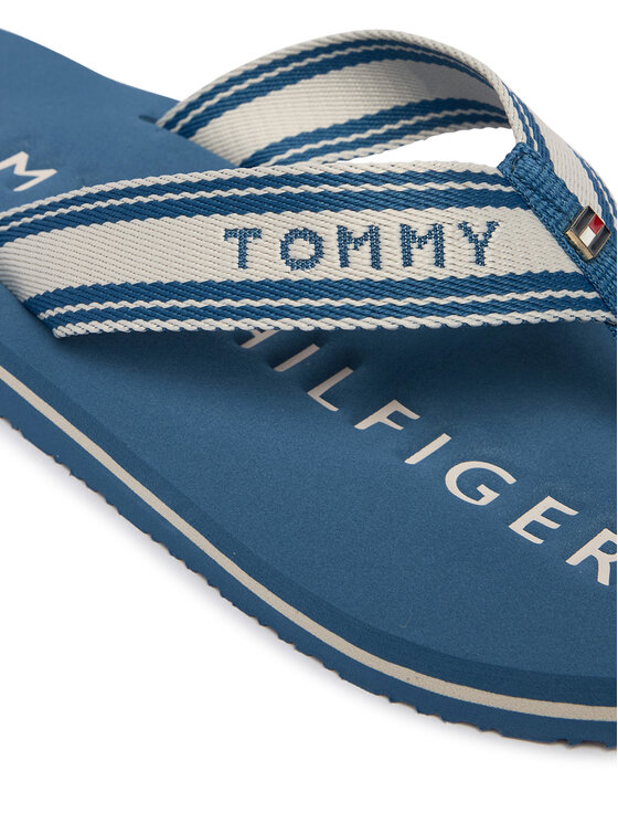 Tommy Hilfiger Tommy Hilfiger Flip flop Th Webbing Summer Sandal FW0FW09193 Albastru