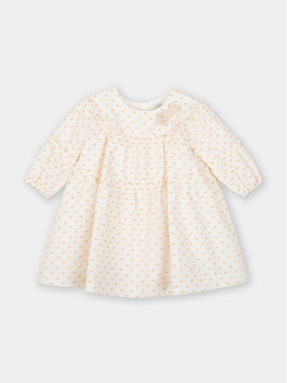 Sukienka elegancka minimi, Rozmiar 74, Écru, 65/23