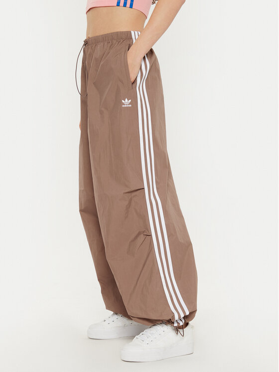adidas adidas Pantaloni da tuta 3-Stripes JD3126 Beige Loose Fit
