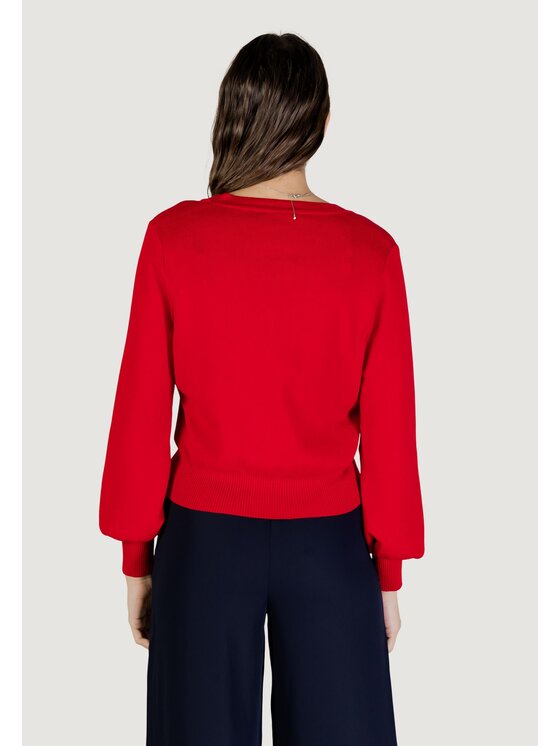 Morgan Morgan Cardigan 261-MLIKE Rosso Regular Fit