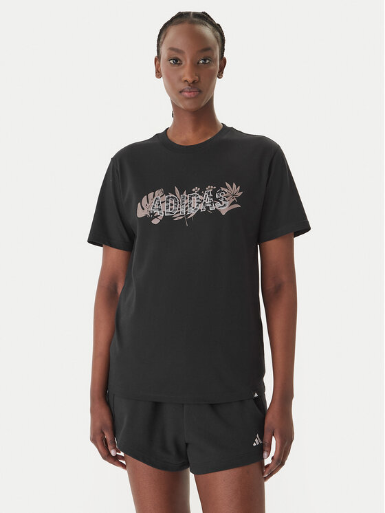 adidas Tricou Animal Graphic KB7147 Negru Regular Fit