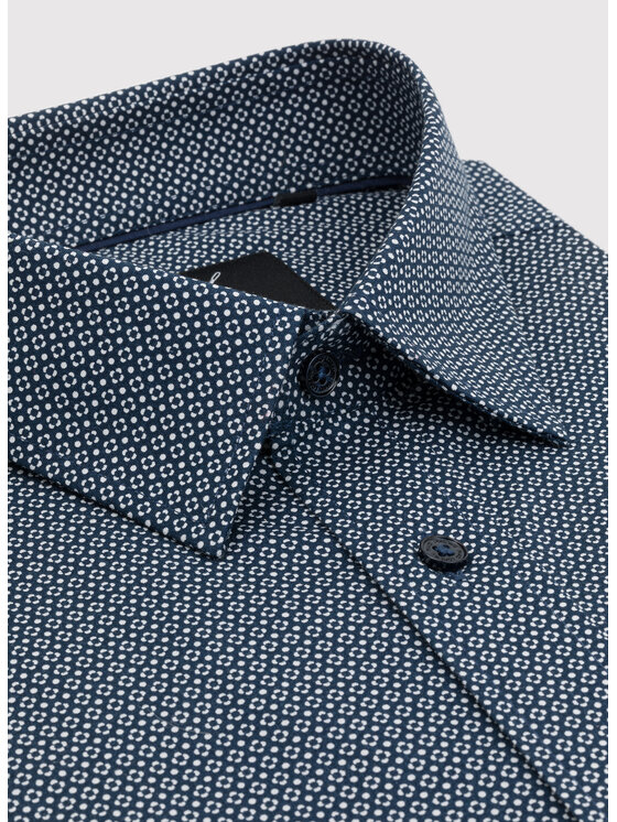 Pako Lorente Pako Lorente Koszula P23WF-1X-004 Granatowy Slim Fit