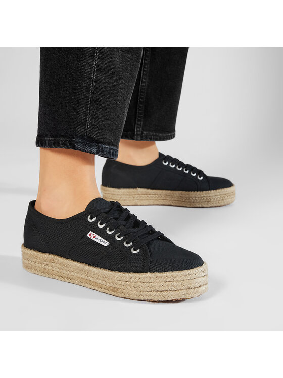 Superga Superga Еспадрили 2730 Cotropew S00CF20 Черен