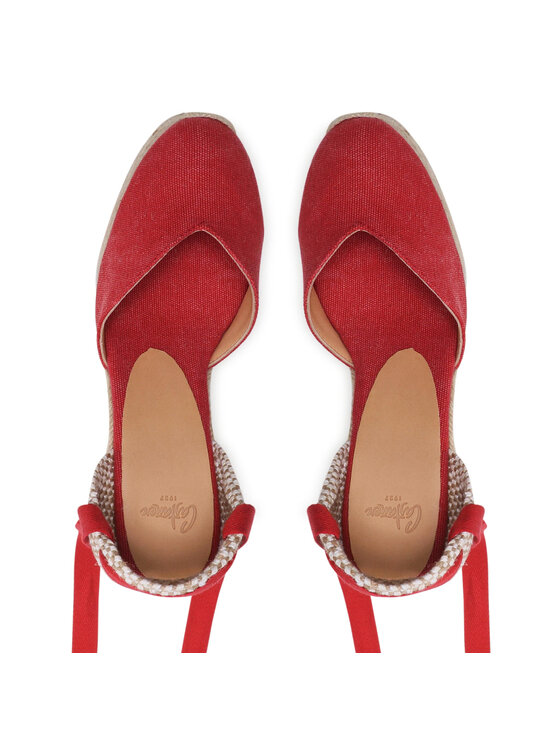 Castañer Castañer Espadrilky Chiara/8ED/002 021668-604 Červená