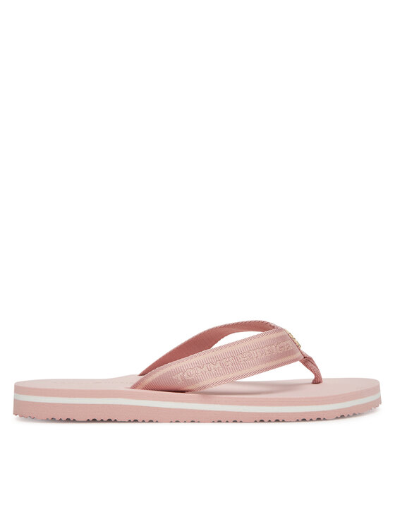 Tommy Hilfiger Tommy Hilfiger Japanke Hilfiger Webbing Beach Sandal FW0FW08515 Ružičasta