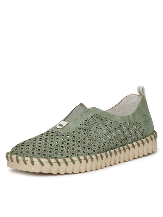 Rieker Rieker Halbschuhe N1963-52 Grün