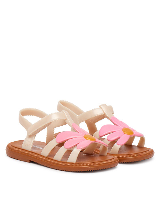 Melissa Melissa Sandály Mini Melissa Hip Bloomy Bb 35902 Hnědá