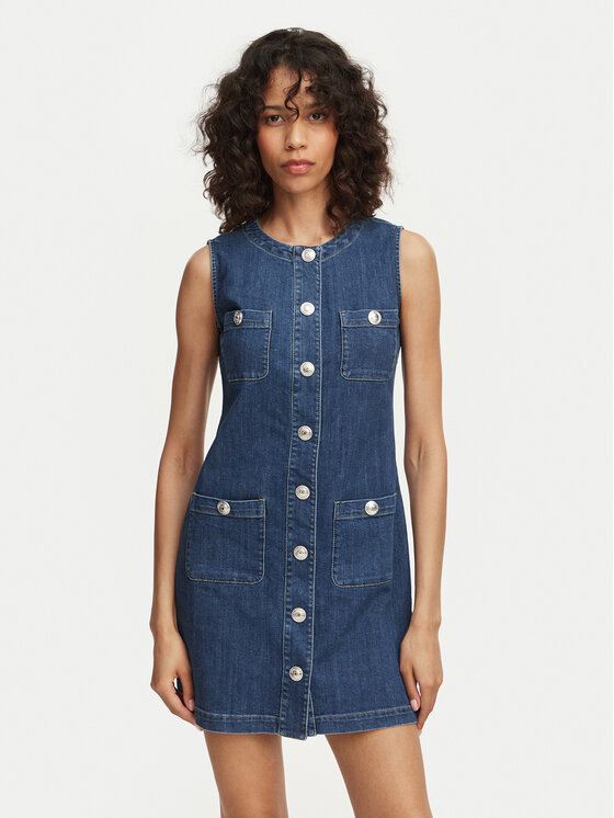 Liu Jo Liu Jo Kasdieninė suknelė UA6334 D0275 Mėlyna Regular Fit