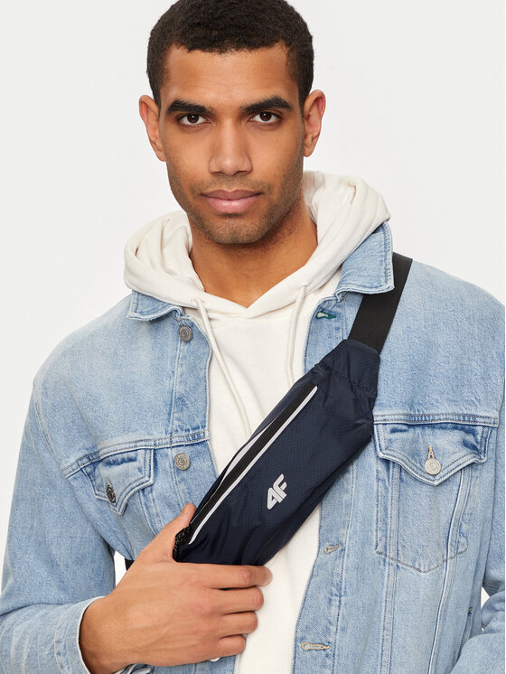 4F 4F Τσαντάκι μέσης 4FSS23AWAIU029 Σκούρο μπλε