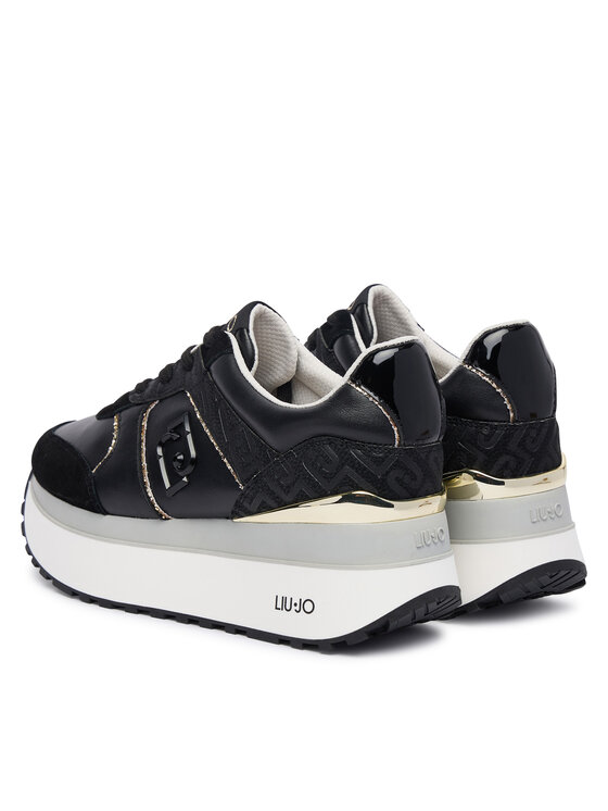 Liu Jo Liu Jo Сникърси Maxi Wonder Plus 02 BF6009 PX900 Черен