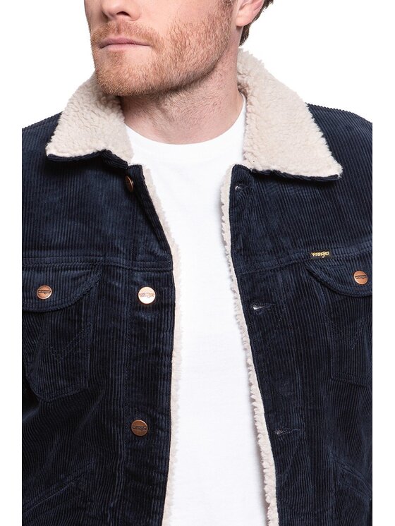 Wrangler Wrangler Giubbotto invernale 124MJ SHERPA Blu Regular Fit