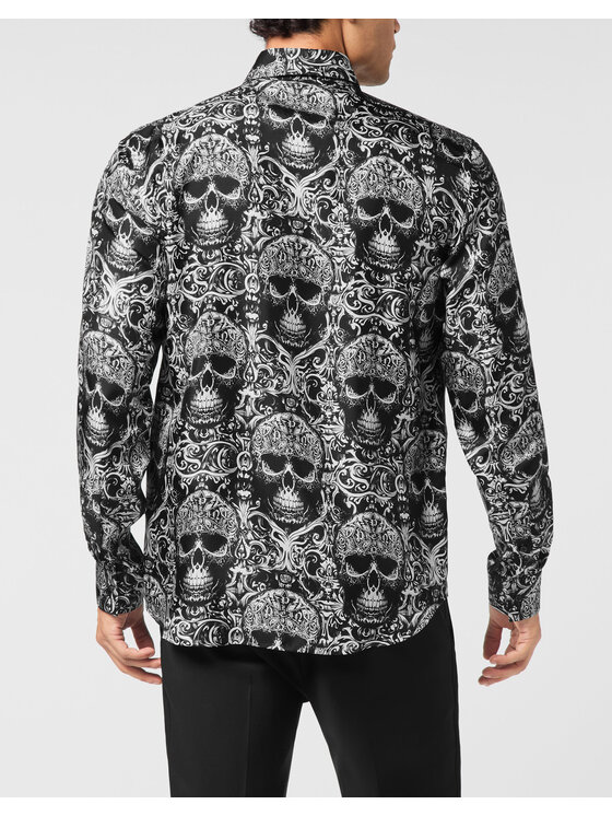PHILIPP PLEIN PHILIPP PLEIN Koszula 26113 Czarny Regular Fit