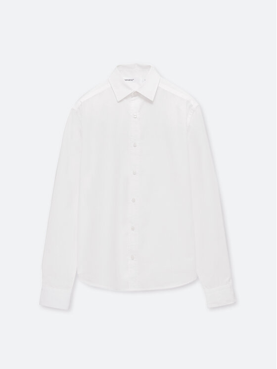 Americanos Americanos Camicia Unisex Memphis Bianco Relaxed Fit