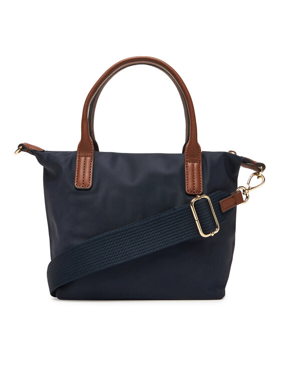 Tommy Hilfiger Tommy Hilfiger Handtasche Popette Mini Tote AW0AW17709 Dunkelblau
