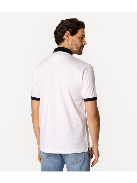Lee Cooper Lee Cooper Polo TRIM 5009 Biały Regular Fit