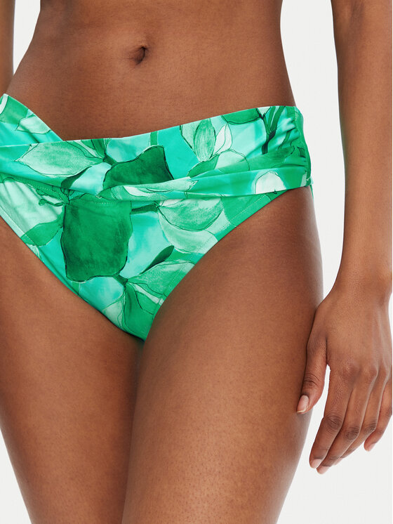 Seafolly Seafolly Bikini partea de jos Secret Garden 44320-220 Verde
