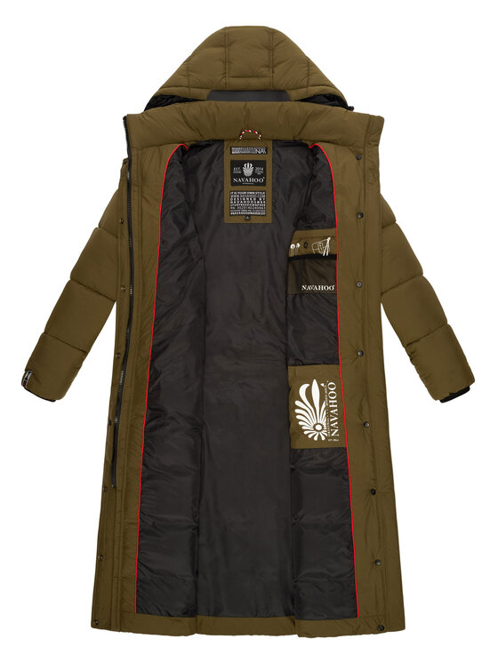 Navahoo Navahoo Kurtka zimowa Isalie Zielony Regular Fit