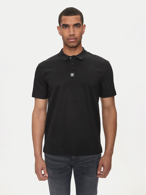 HUGO Hugo Polo Deabono_D 50517638 Crna Regular Fit