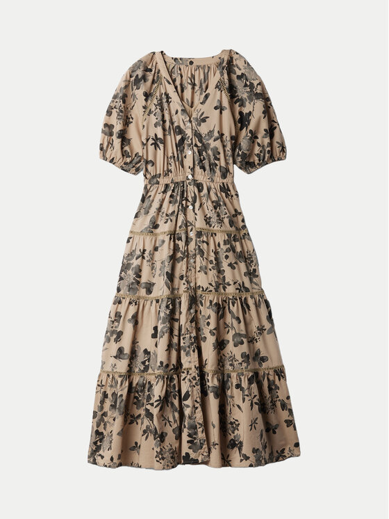Gap Gap Igapäevane kleit 517740 Khakivärviline Regular Fit
