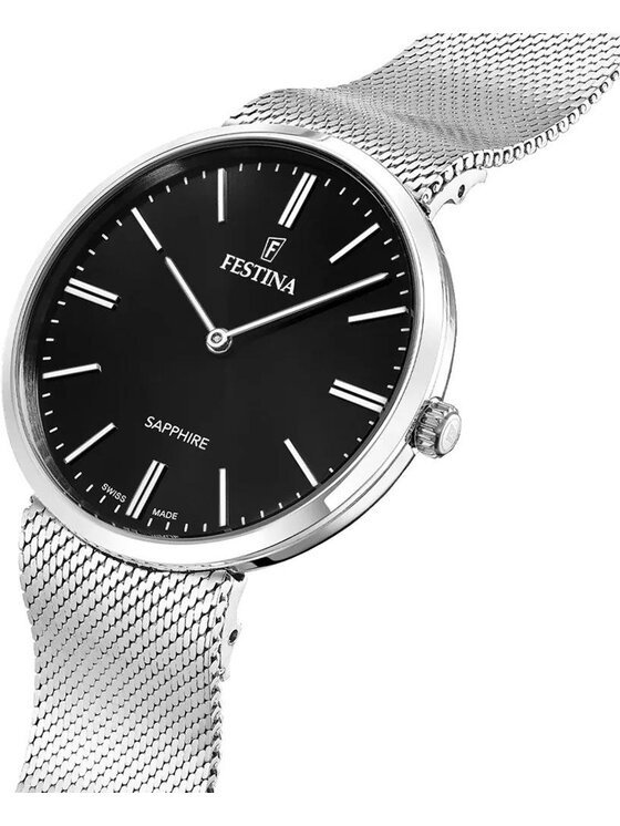 Festina Festina Hodinky F20074-4 Strieborná
