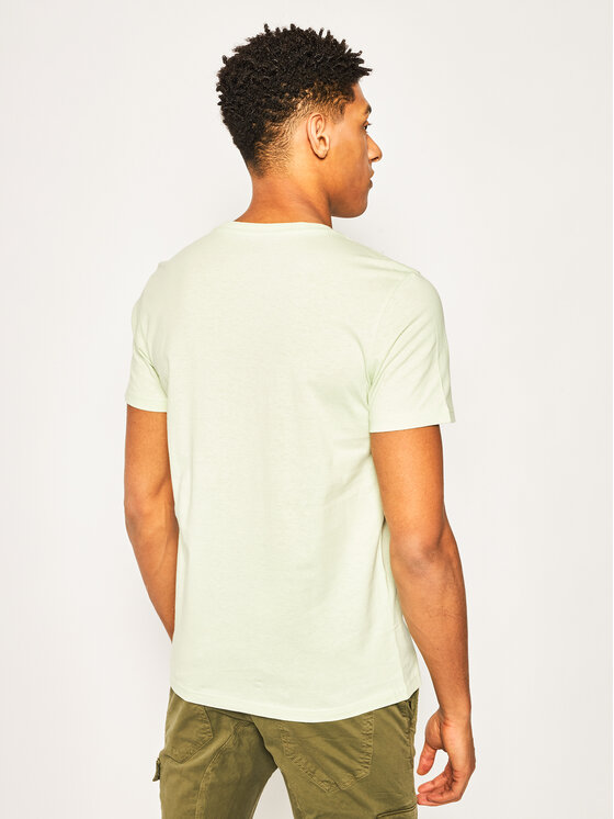 Lee Lee T-shirt Chest Logo Tee L64RFENK 112115902 Verde Regular Fit