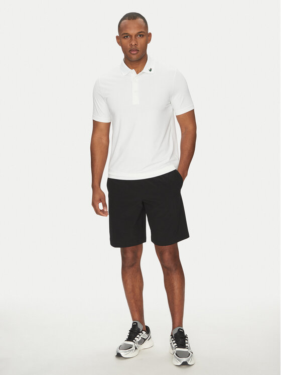 Lacoste Lacoste Тениска с яка и копчета DH2341 Бял Regular Fit