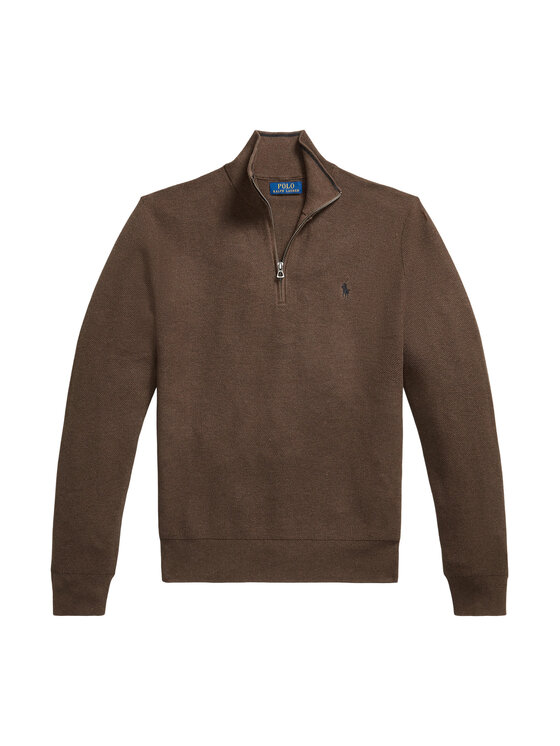 Polo Ralph Lauren Polo Ralph Lauren Πουλόβερ 710B18060002 Σκούρο καφέ Regular Fit