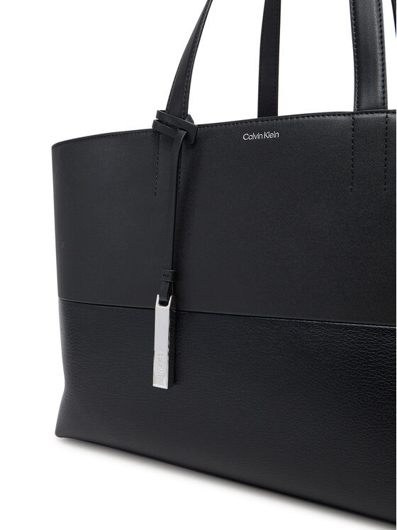 Calvin Klein Calvin Klein Torebka Ck Mixmedia Medium Shopper K60K613011 Czarny