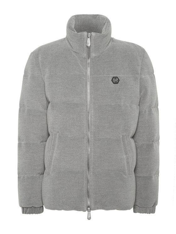 PHILIPP PLEIN PHILIPP PLEIN Kurtka puchowa 26055 Beżowy Regular Fit