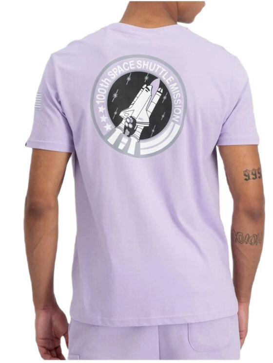 Alpha Industries Alpha Industries Tričko AI.176507-664-XXL Fialová Basic Fit