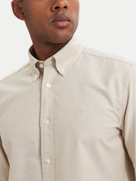 BOSS BOSS Camicia H-Liam 50566988 Beige Regular Fit