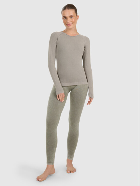4F 4F Koszulka techniczna YOGA Zielony Regular Fit