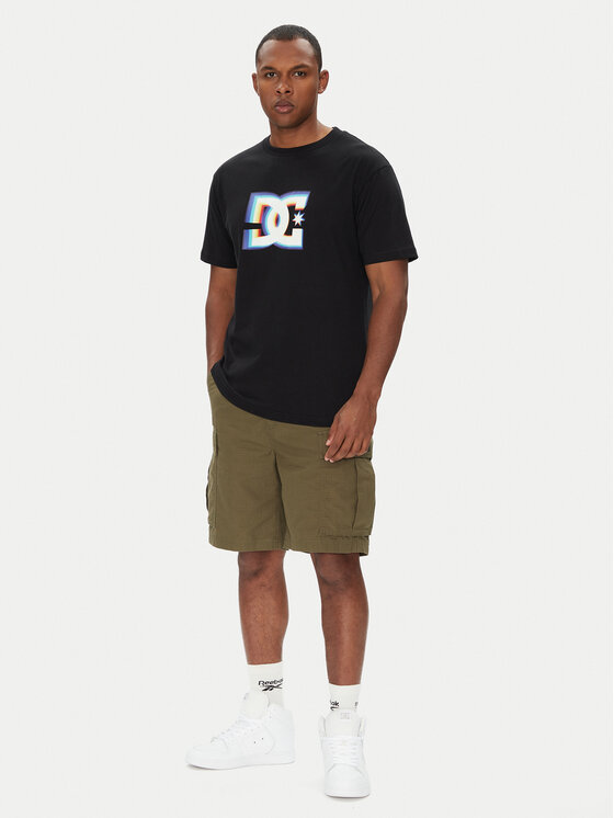 DC DC T-Shirt ADYZT05444 KVJ0 Μαύρο Regular Fit