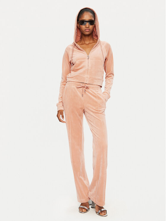 Juicy Couture Juicy Couture Світшот Madison JCWA122001 Бежевий Slim Fit