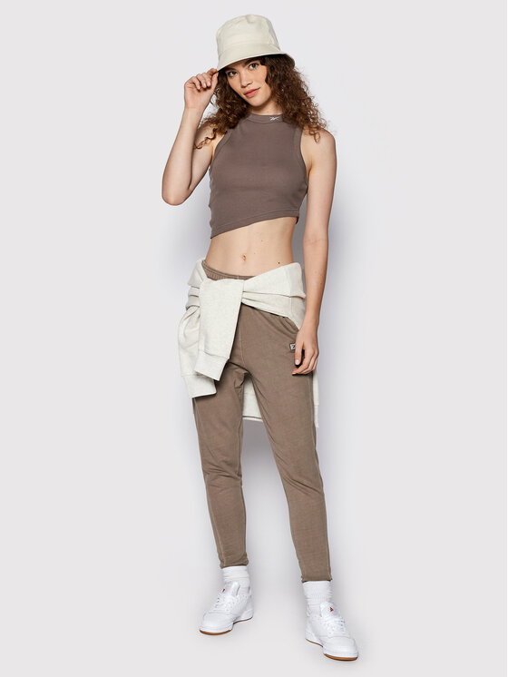 Reebok Reebok Top Classics HN6644 Pruun Slim Fit