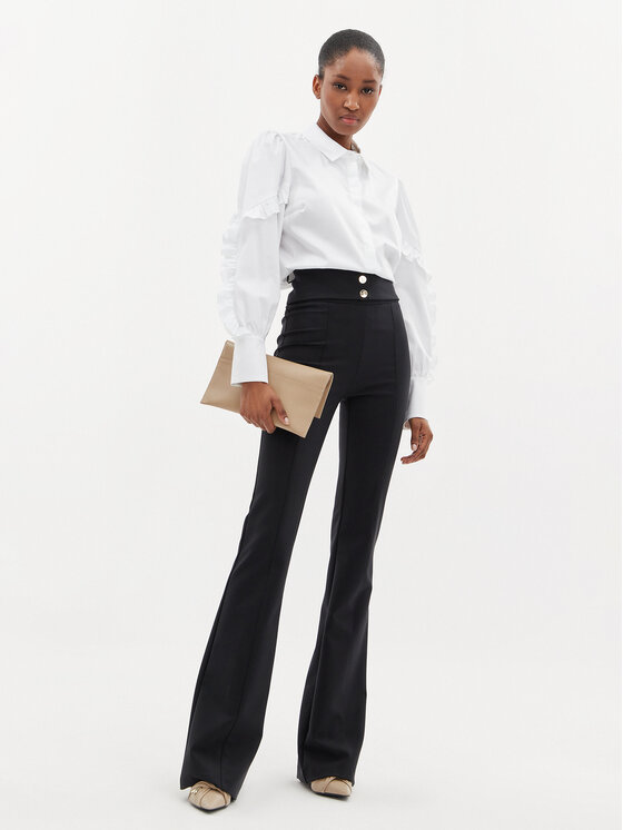 Babylon Babylon Hlače E00065 Crna Regular Fit