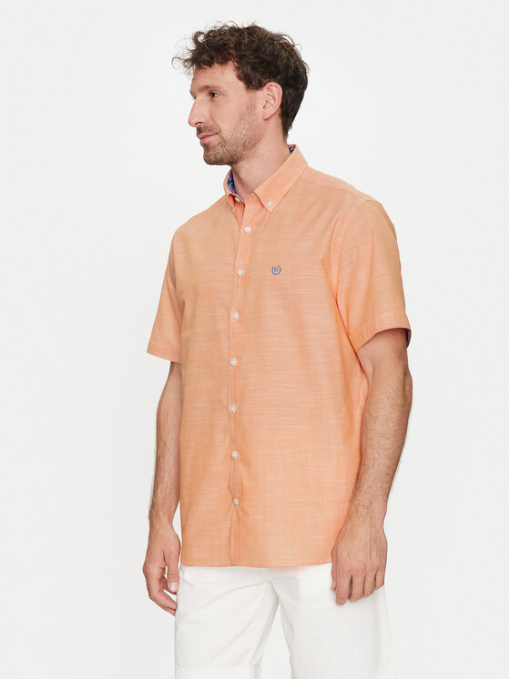 Bugatti Bugatti Hemd 9450 58334A Orange Modern Fit