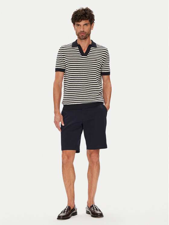 Tommy Hilfiger Tommy Hilfiger Szorty materiałowe Brooklyn MW0MW39706 Granatowy Regular Fit