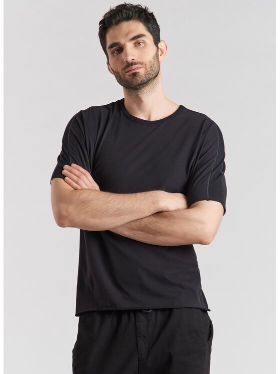 Pako Lorente Pako Lorente T-Shirt M21SF-TX-016 Czarny Classic Fit