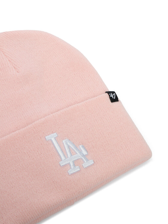 47 Brand 47 Brand Čiapka Mlb Los Angeles Dodgers Haymaker 47 Cuff Knit B-HYMKR12ACE-PK Ružová