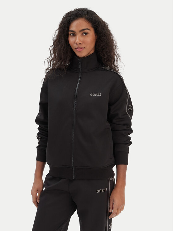 Guess Bluză V5BQ15 KCX22 Negru Regular Fit