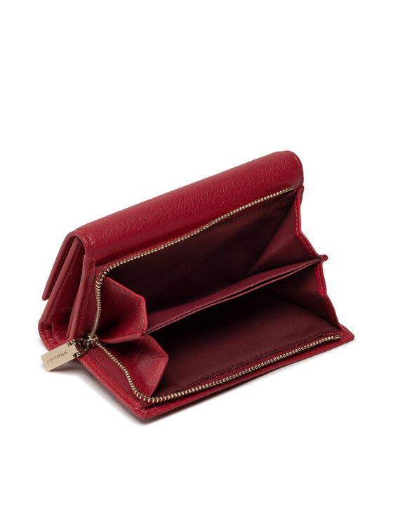 Coccinelle Coccinelle Голям дамски портфейл MW5 Metallic Soft E2 MW5 11 66 01 Червен