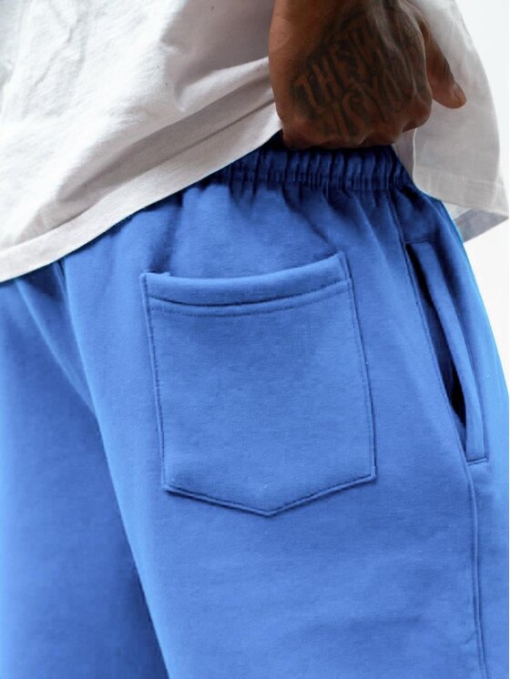 Jigga Wear Jigga Wear Spodnie dresowe Szerokie Błękitne 132227 Niebieski jasny Baggy Fit