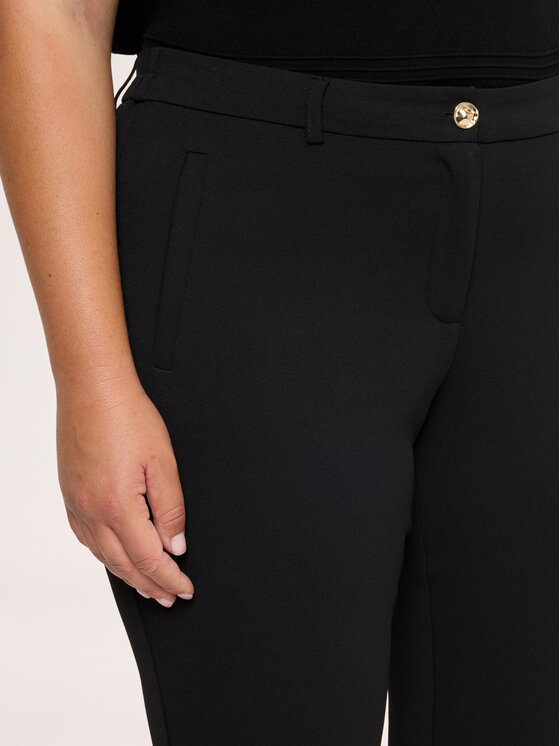 Fiorella Rubino Fiorella Rubino Pantaloni di tessuto P055L002440N033 Nero Slim Fit