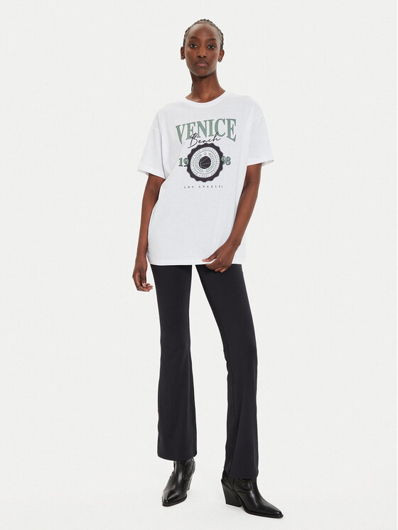 Brave Soul Brave Soul T-krekls LTS-568ARIA Écru Oversize