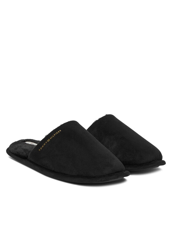 Tommy Hilfiger Tommy Hilfiger Papuče Soft House Shoe FW0FW08853 Crna