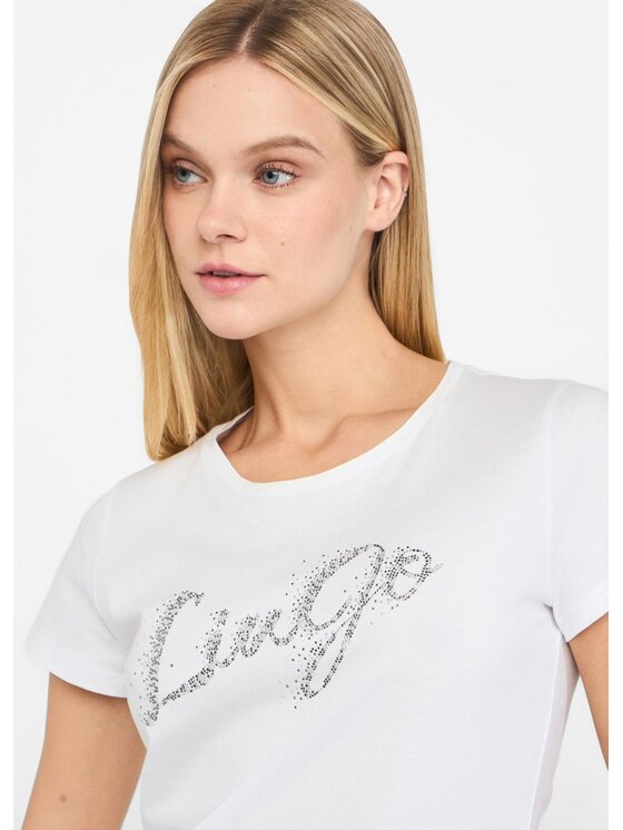 Liu Jo Liu Jo T-shirt UF5266JS904M9796 Bianco Regular Fit