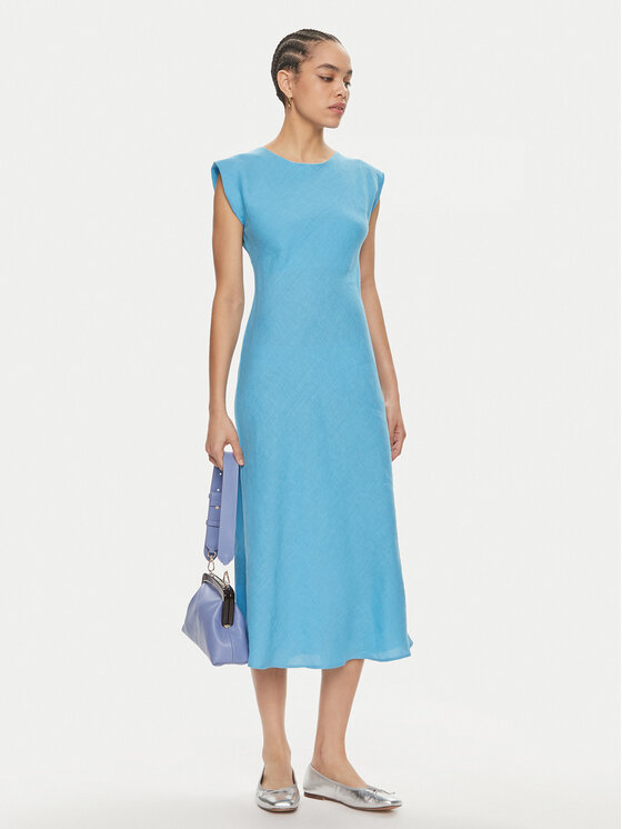Marella Marella Rochie de vară Hidalgo 2413221192 Albastru Regular Fit