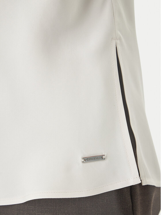 Calvin Klein Calvin Klein Bluzka LV044F161G Biały Regular Fit