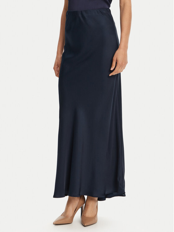 ViCOLO ViCOLO Maxi szoknya TD0472 Sötétkék Slim Fit